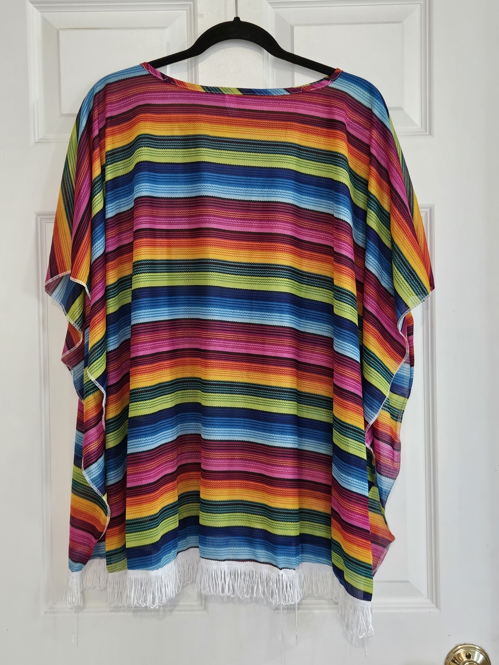 Striped Women's Swim Coverup
